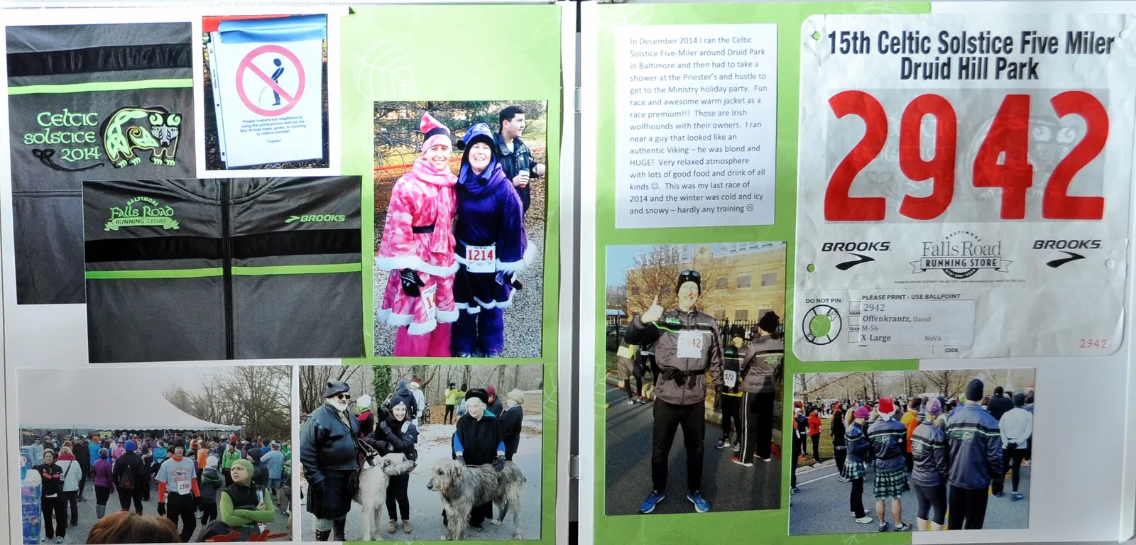 David's running book