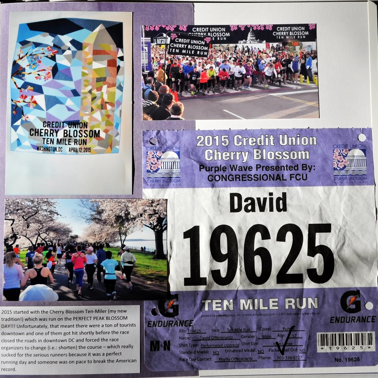 David's running book