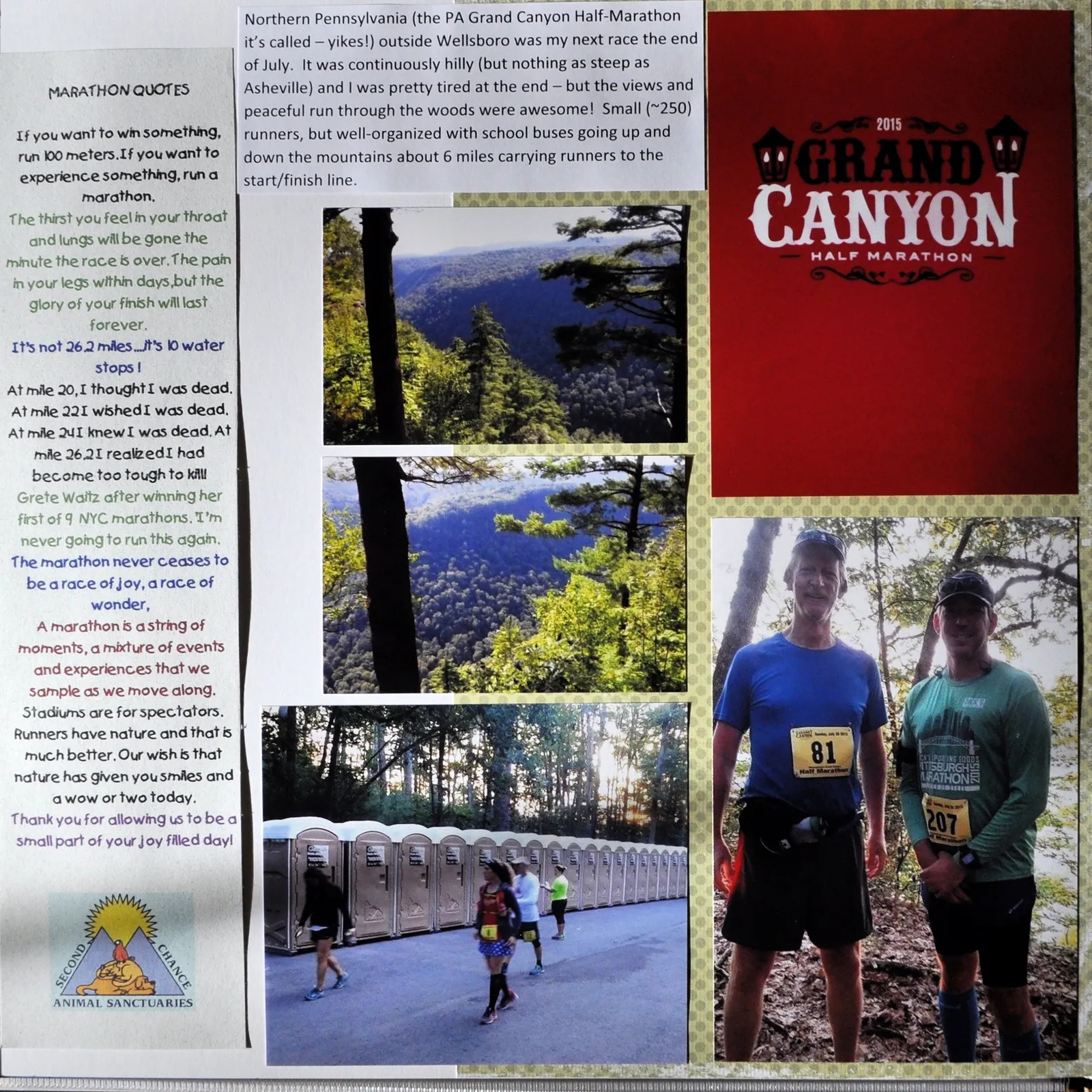 David's running book